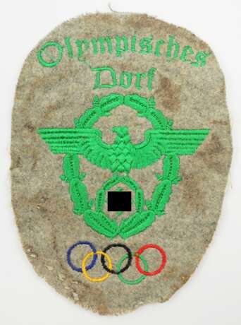 Olympiade 1936: Ärmelabzeichen der Polizei des Olympischen Dorfes. - Foto 1