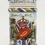 Bayern: Reservistenkrug für einen Reservisten des Königlich Bayerischen 9. Infanterie-Regiment „Wrede“ - Würzburg 1903/05. - photo 1