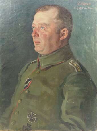 Redeker, Gustav: Bruststück eines Hauptmann des Feldartillerie-Regiment Nr. 62 vor Reims März 1915. - фото 1