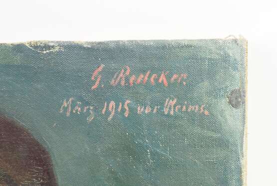 Redeker, Gustav: Bruststück eines Hauptmann des Feldartillerie-Regiment Nr. 62 vor Reims März 1915. - фото 3