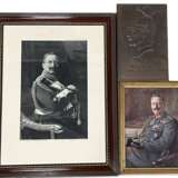 Kaiser Wilhelm II - Wandplakette und Portät-Bilder. - Foto 1