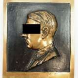 Adolf Hitler Bronze Plakette. - Foto 1