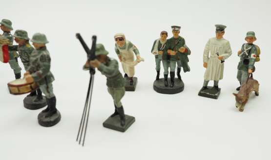 Lineol / Elastolin: Wehrmacht - 31 Figuren. - Foto 4