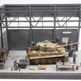 Wehrmacht Diorama einer Panzer Werkstatt. - photo 1