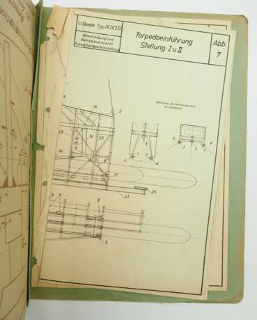 Schiffskörper Zeichnungen U-Boot XXIII. - Foto 3
