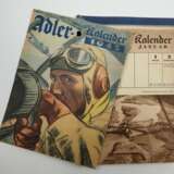 Luftwaffe: Adler-Kalender 1943 - Lot Literatur. - photo 2
