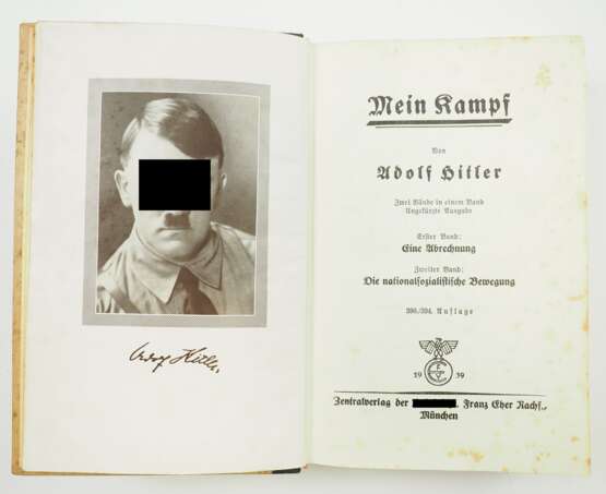 Hitler, Adolf: Mein Kampf - Hochzeitsausgabe Gemeinde Wennigsen (Deister). - фото 3