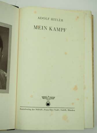 Hitler, Adolf: Mein Kampf - Hochzeitsausgabe Kriegsausgabe. - фото 3