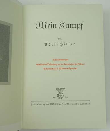 Hitler, Adolf: Mein Kampf - Jubiläumsausgabe. - Foto 3