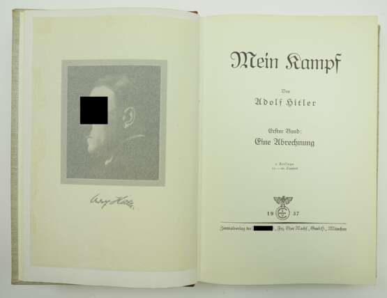 Hitler, Adolf: Mein Kampf - 2 Bände. - фото 4