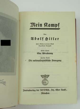 Hitler, Adolf: Mein Kampf - Bibliotheksausgabe. - photo 2