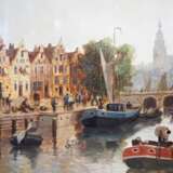 Demmin, Erich (1911-1997): Gracht in Amsterdam. - Foto 3