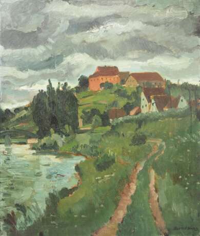 Haas, Robert (1898-1997): Landschaftsgemälde. - фото 1