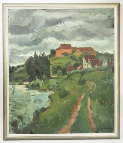 Haas, Robert (1898-1997): Landschaftsgemälde. - photo 2