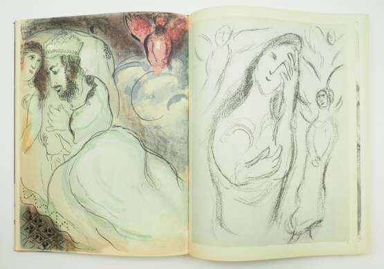 Chagall, Marc: Bibel mit Illustrationen von Marc Chagall - 1960. - Foto 5