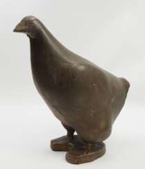 Eisele, Karl (1884-1963): Bronze Henne.