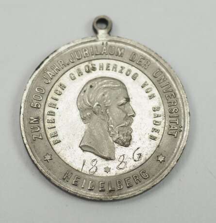 Universität Heidelberg: Medaille auf 500 Jahre Universität Heidelberg. - Foto 1