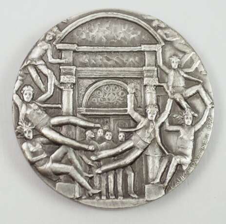 Universität Heidelberg: SILBER Medaille auf 600 Jahre Universität Heidelberg 1386-1986. - фото 2