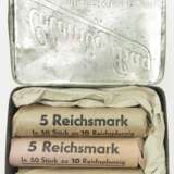 15 Reichsmark - zu 3 Rollen á 10 Reichspfenning. - Foto 1