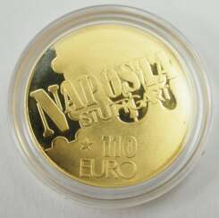 BRD: GOLD 110 Euro - Naposta Stuttgart 1997.