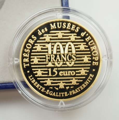 Frankreich: GOLD Gedenkmünzen Trésors des Musées d'Europe - Le Fifre de Edouard Manet. - photo 2