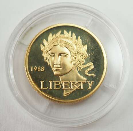 USA: 5 Dollar GOLD Liberty 1988. - Foto 1