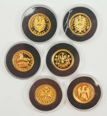 Sammlung GOLD Münzen. - Foto 2