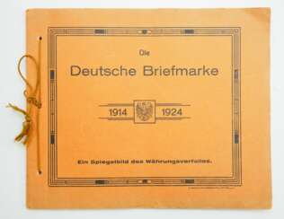 Die Deutsche Briefmarke 1914 - 1924 - komplett.