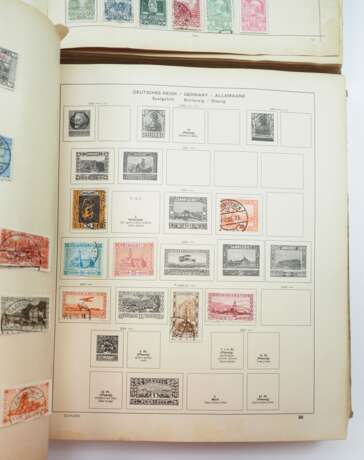 Briefmarken Sammlung Deutschland und International - 2 Schaubeck Alben. - Foto 4