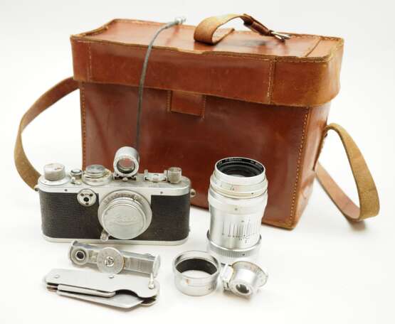 Leica Camera - mit Objektiv und Tasche. - Foto 1