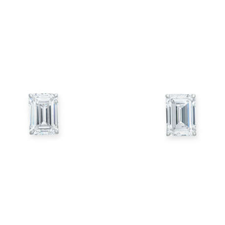 NO RESERVE - DIAMOND EARRINGS - Foto 1