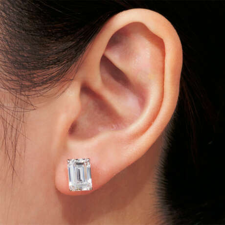 NO RESERVE - DIAMOND EARRINGS - Foto 2