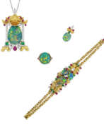 Jewelry sets (Watches & Jewelry, Jewelry). MEISTER SET OF MULTI-GEM JEWELLERY