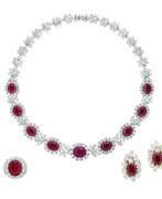 Jewelry sets (Watches & Jewelry, Jewelry). GROUP OF RUBY AND DIAMOND JEWELLERY