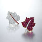 VAN CLEEF & ARPELS SET OF RUBY AND DIAMOND ‘MYSTERY-SET’ BROOCHES - photo 4