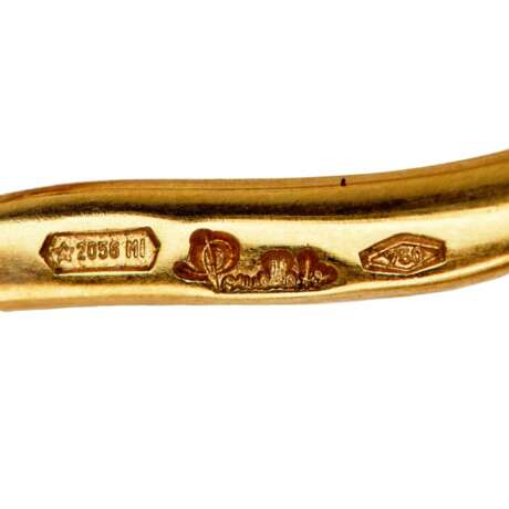 Золотое ожерелье Pomellato, Victoria Collection. Подвеска выполненная в форме рога из гагата, 18k розового золота. - фото 7