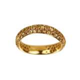 18K yellow gold ring. Pomellato, with Yellow Sapphire Wave Band. - Foto 1