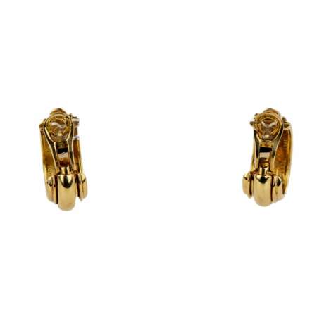 Gold 18K earrings with diamonds. Piaget Possession. 1991. - Foto 3
