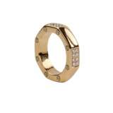 Ring in 18K gold with diamonds. - photo 3