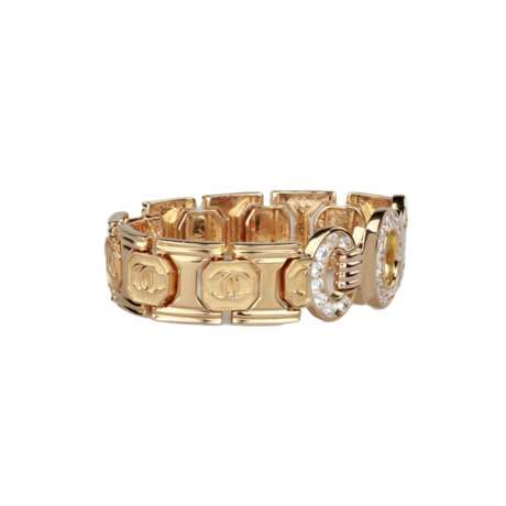 Bracelet in 18K yellow gold in the style of Chanel - photo 2