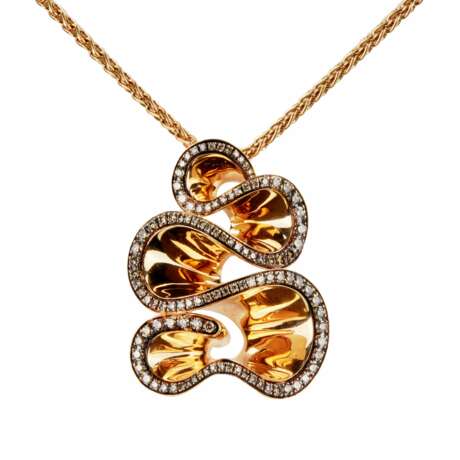 de Grisogono Zigana gold necklace with diamonds. - photo 2