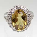 Silver ring with Citrine. - photo 4