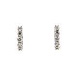 Gold earrings with diamonds. Herbert Mayer. - Foto 2