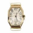Gold Moser wristwatch. 1920-40. - Auction Items