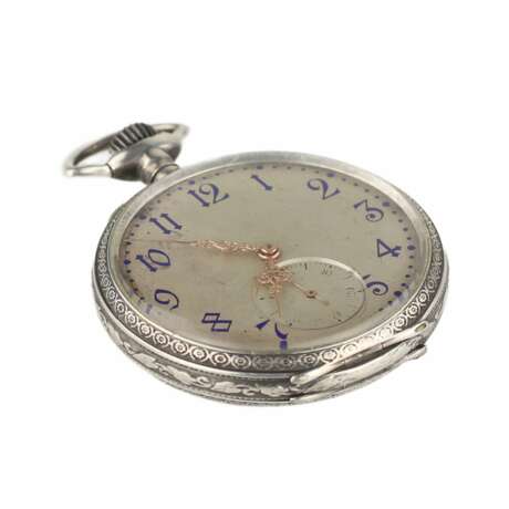 Серебряные карманные часы Павла Буре. Конца 19 века. - фото 2