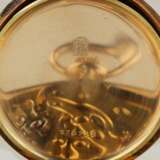 Золотые карманные часы Uyisse Nardin рубежа 19-20 веков. В коробке и с золотой цепочкой. - фото 6