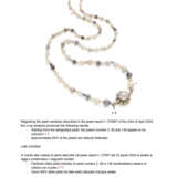 Natural pearl necklace with old mine diamond, mm 14.35 circa pearl and bi-coloured gold clasp, diamonds in all ct. 4.20 circa, g 54.41 circa, length cm 86.5 circa. (slight defects) | | Appended jewel report CISGEM n. 27597 24/04/2024, Milano - photo 7
