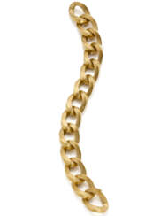 Yellow polished and glazed gold chain bracelet with concealed clasp, g 65.83 circa, length cm 22 circa.