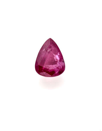 Pear shaped ct. 4.09 ruby. | | Appended gemmological report GRS n. GRS2008-031807 6/03/2008, Lucerna - фото 2