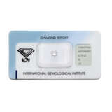 Round brilliant cut ct. 0.73 diamond. | | Appended diamond report IGI n. 113477752 23/06/2014, Anversa - photo 1